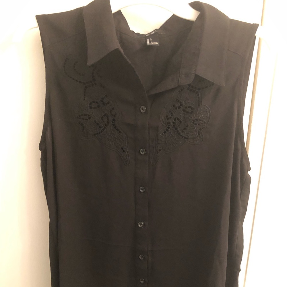 Sleeveless Cut-Out Top